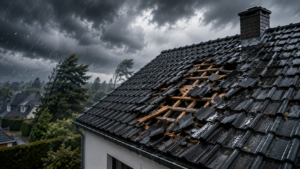 Tempête et toiture
